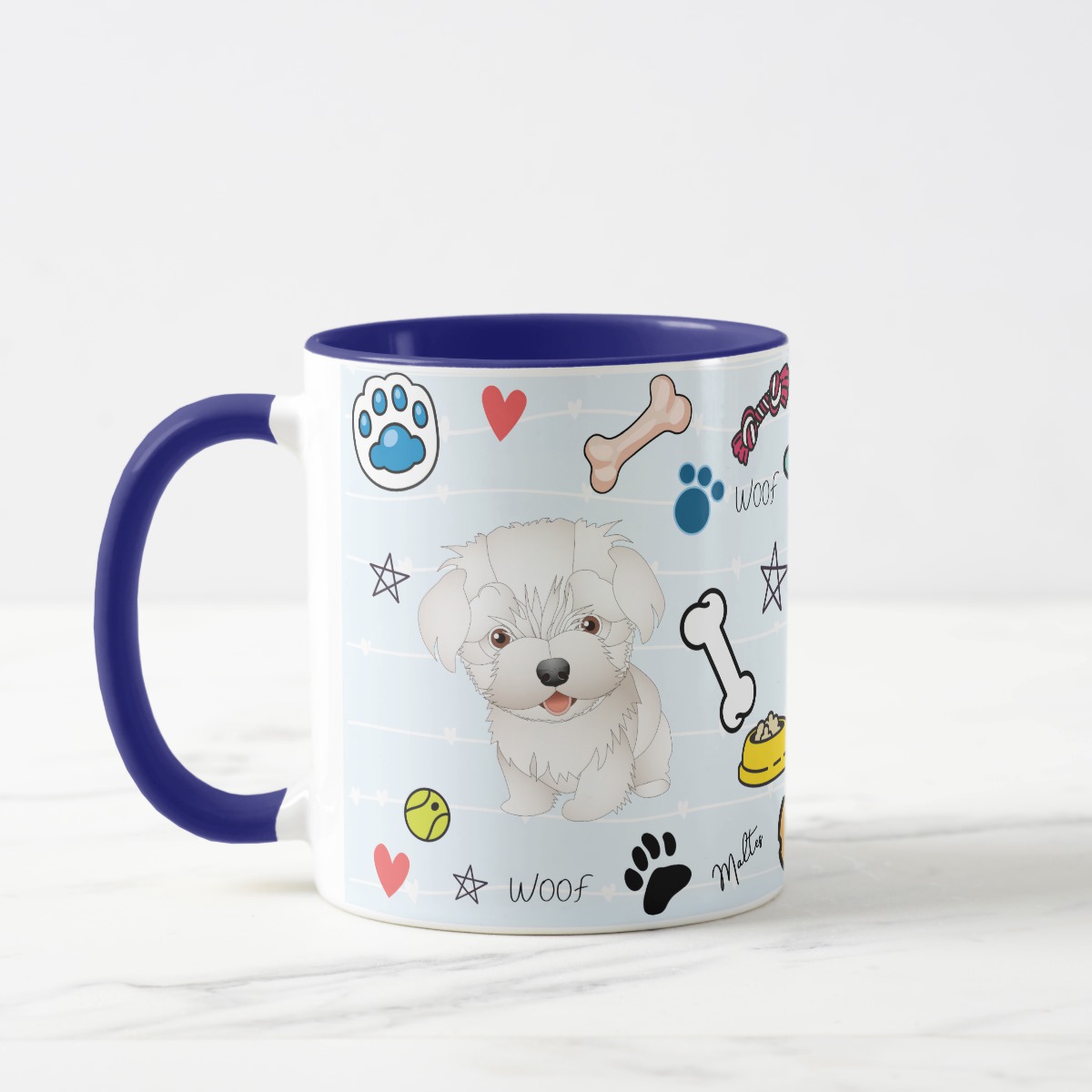 Caneca Pet Mãe De Maltes Branco - Pet (mãe)