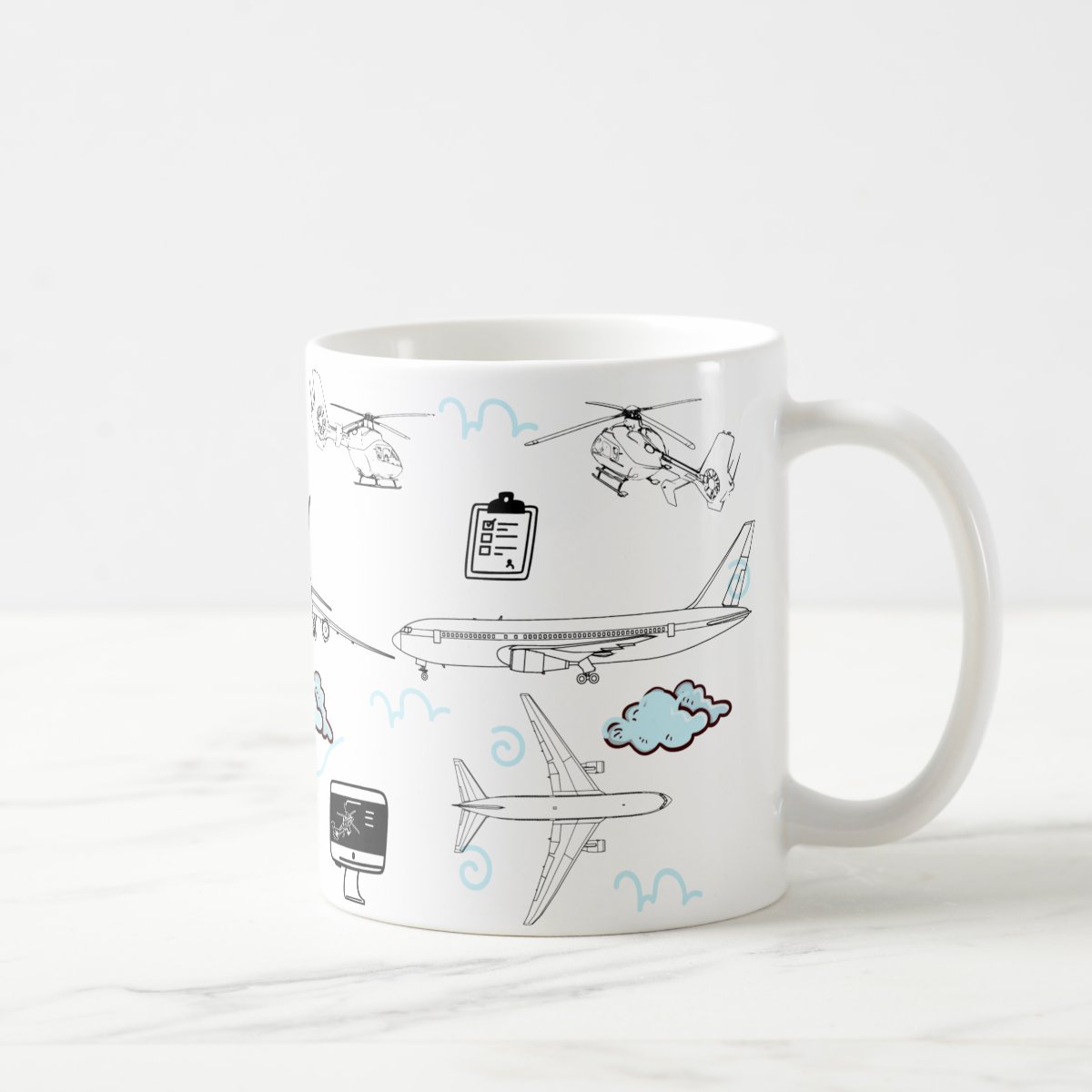 Caneca Personalizada Profissão Engenharia Aeronáutica