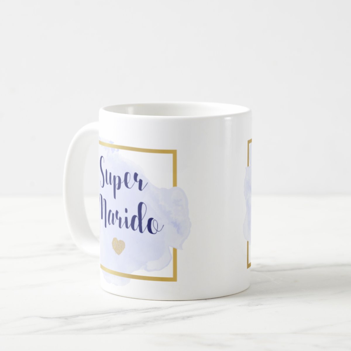 Caneca Presente Especial Personalizado Super Marido - Família (Casal)