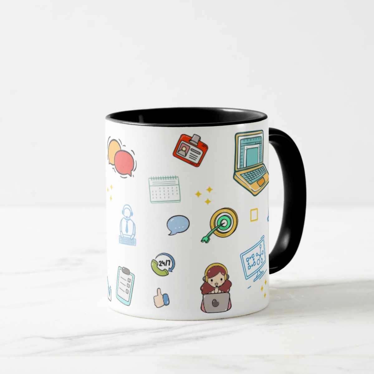 Caneca Profissão Homenagem Empresa Suporte e Atendimento