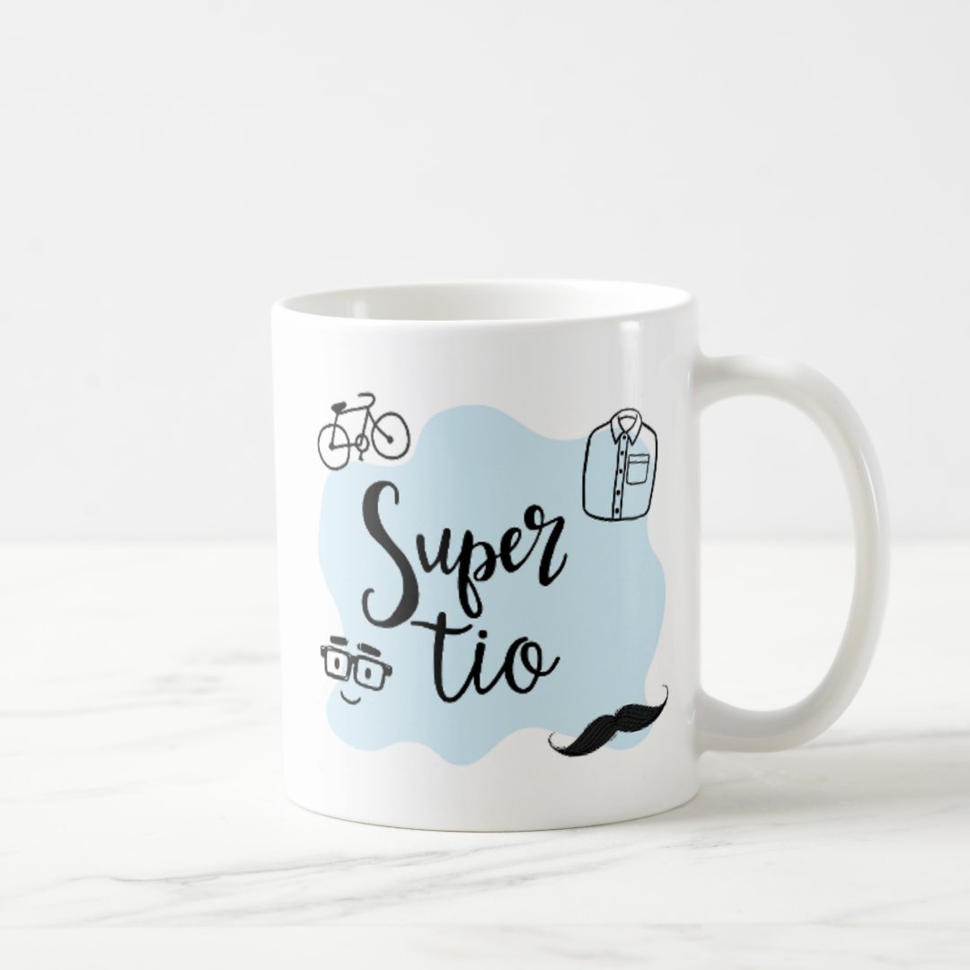 Caneca Masculina Presente de Aniversário para Super Tio