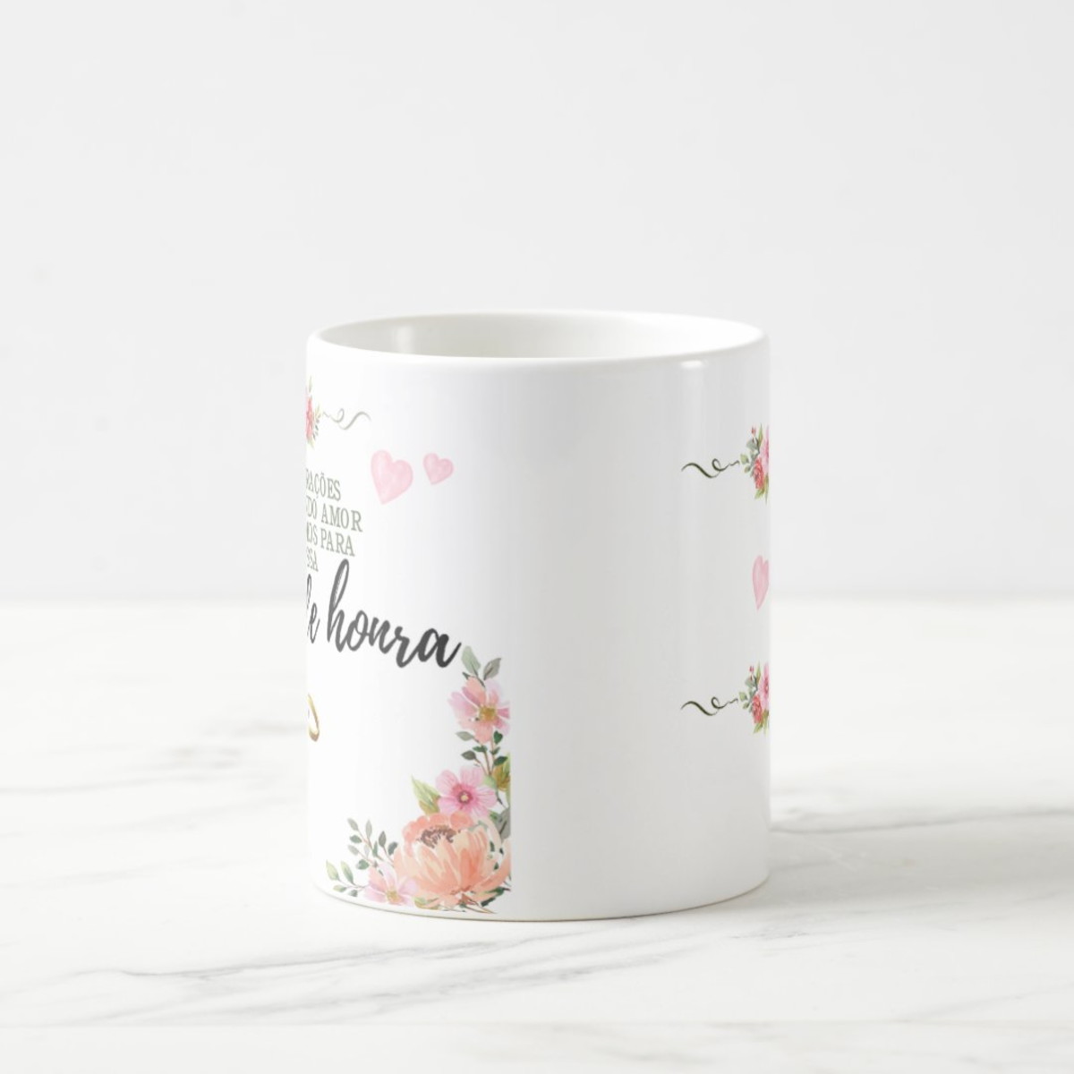 Caneca Dama de Honra Lembrança Casamento