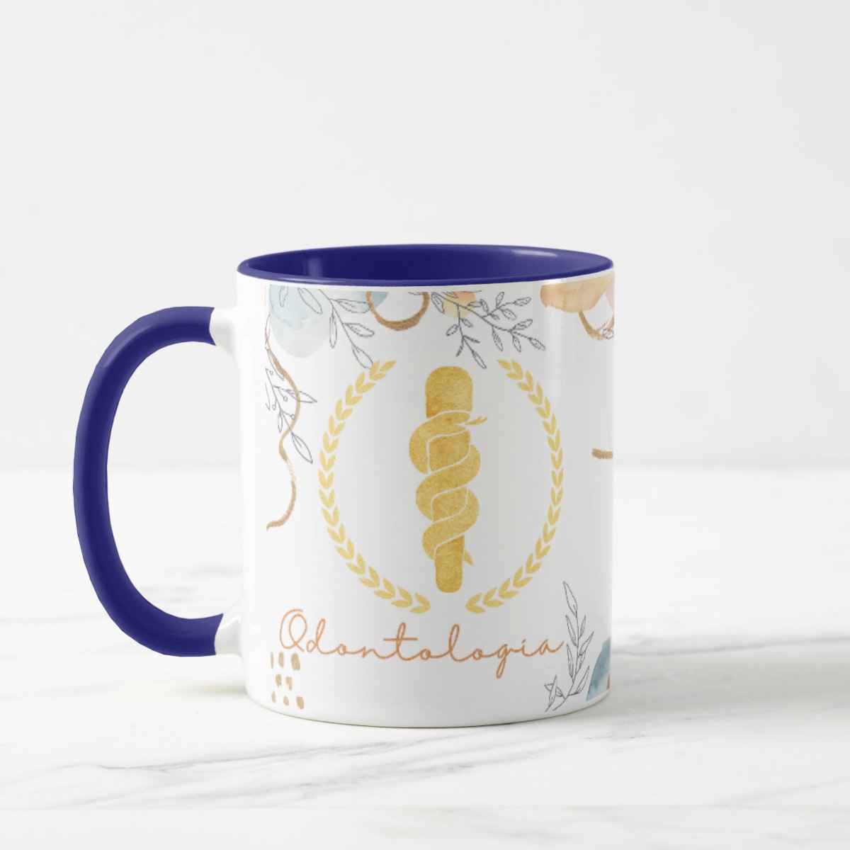 Caneca Odontologia Presente Formatura Lembrança Delicada