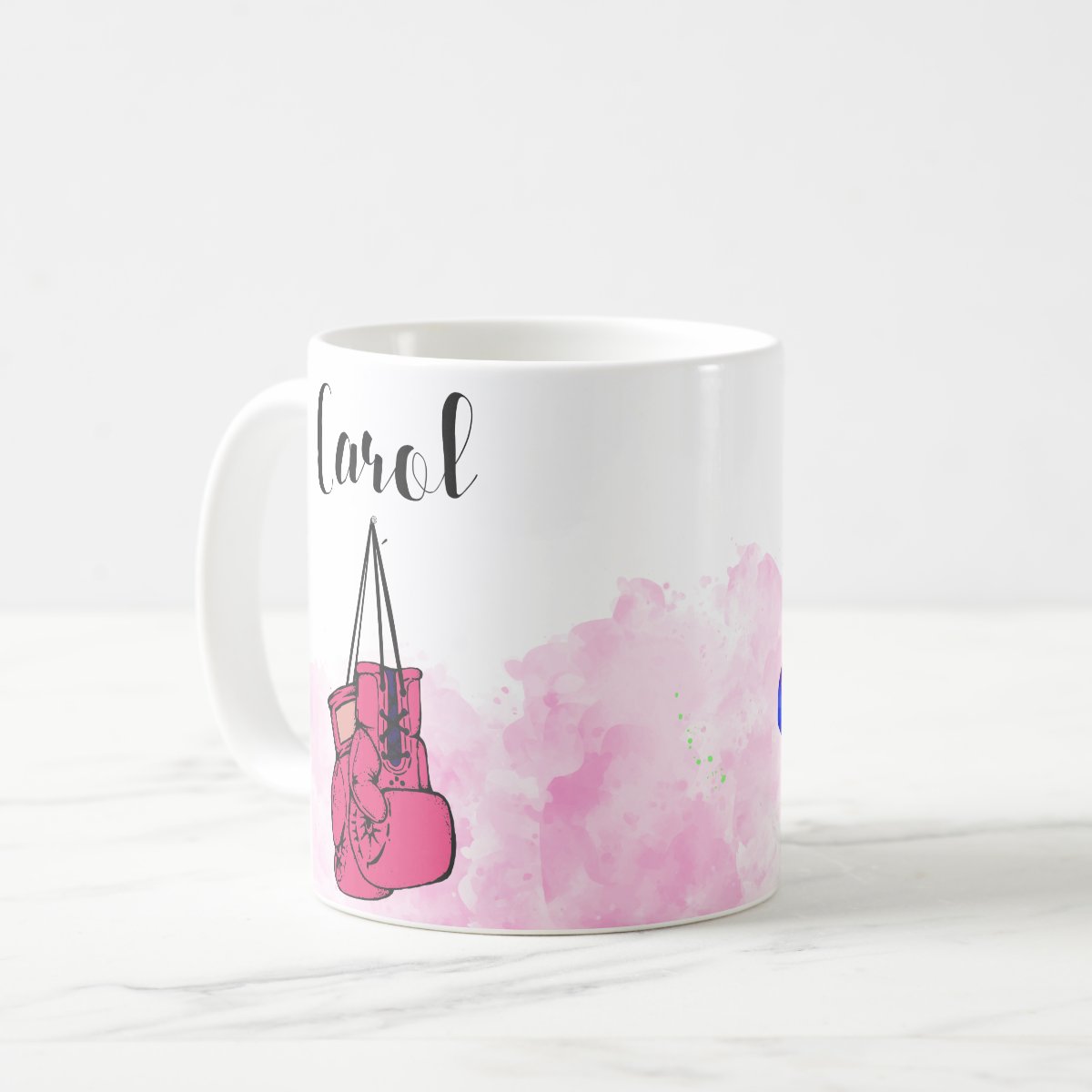 Caneca Esporte Boxe Feminina Presente Personalizada Com Nome