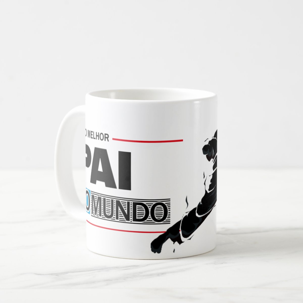 Caneca Personalizada Melhor Pai do Mundo Artes Marciais
