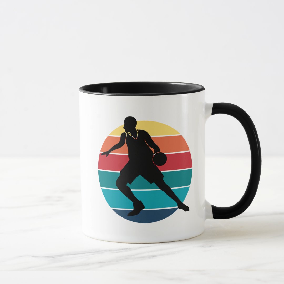 Caneca Presente de Aniversário para Jogador de Basquete