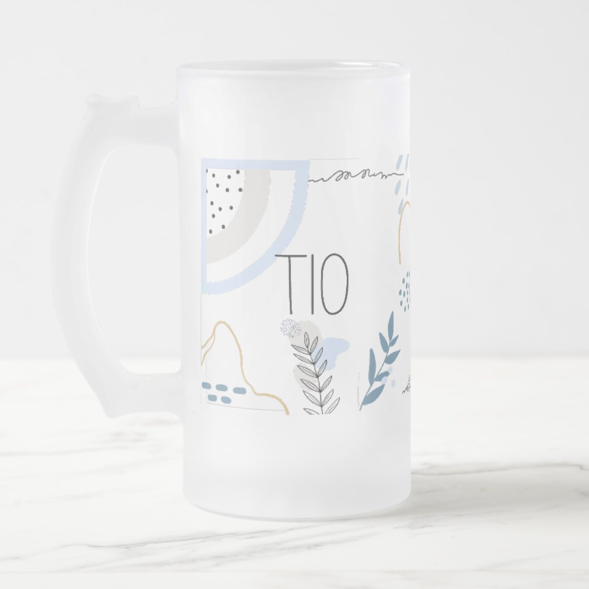 Copo de Cerveja Chopp Presente Titio Minimalista Tio - Família (Tio(a))