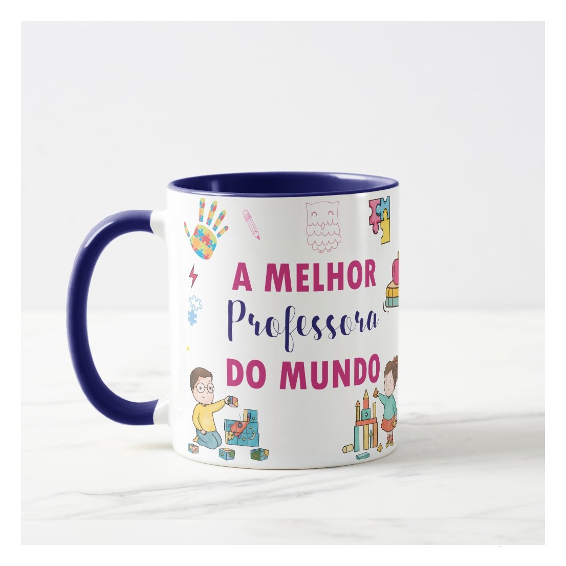 Caneca Personalizada Dia dos Professores Melhor Professora