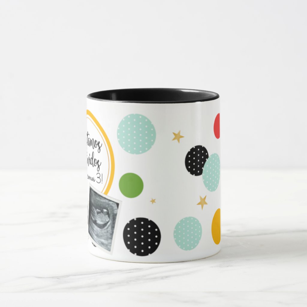 Caneca Personalizada Presente Criativo para Revelar Gravidez