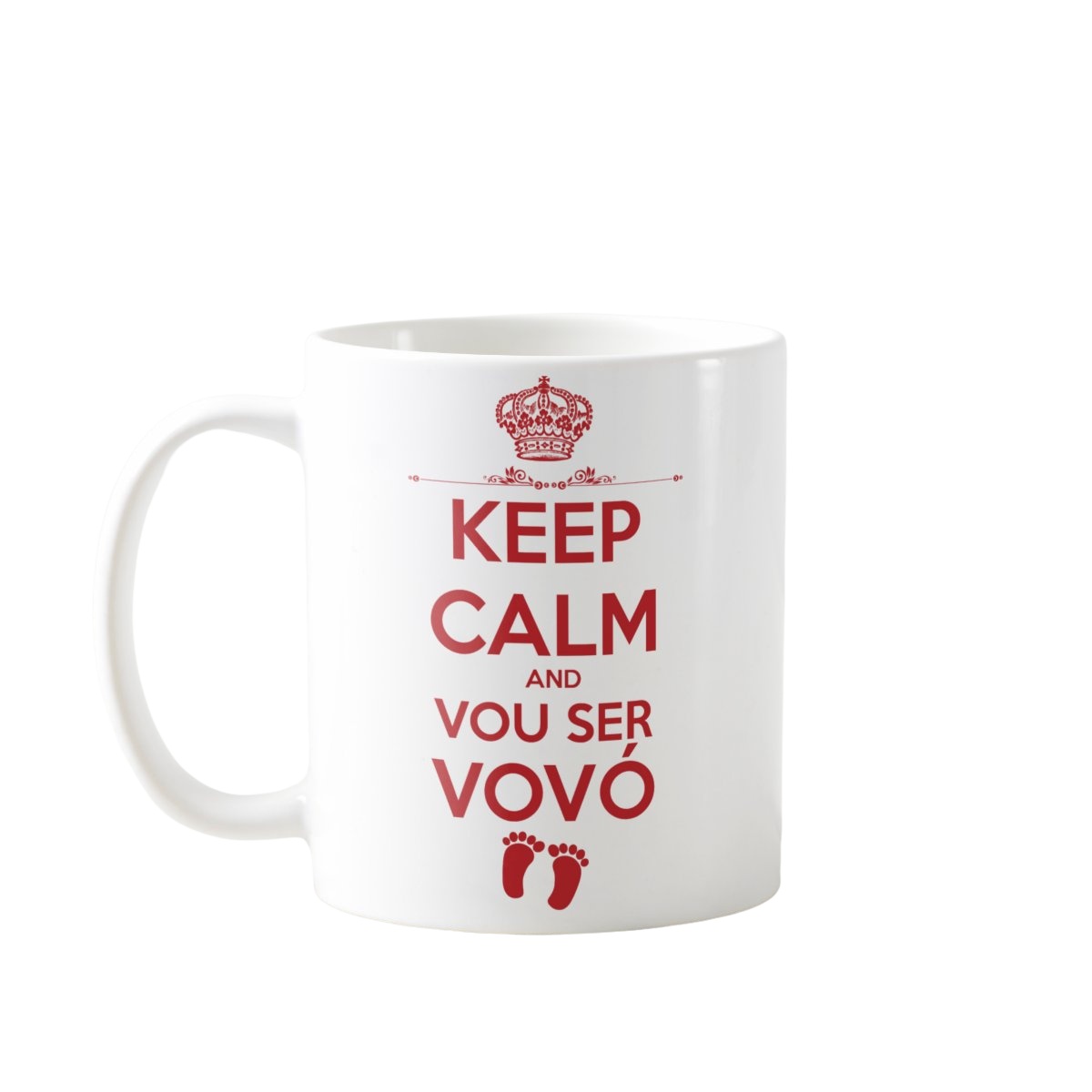 Caneca Presente Anúncio de Gravidez Futura Vovó Avó