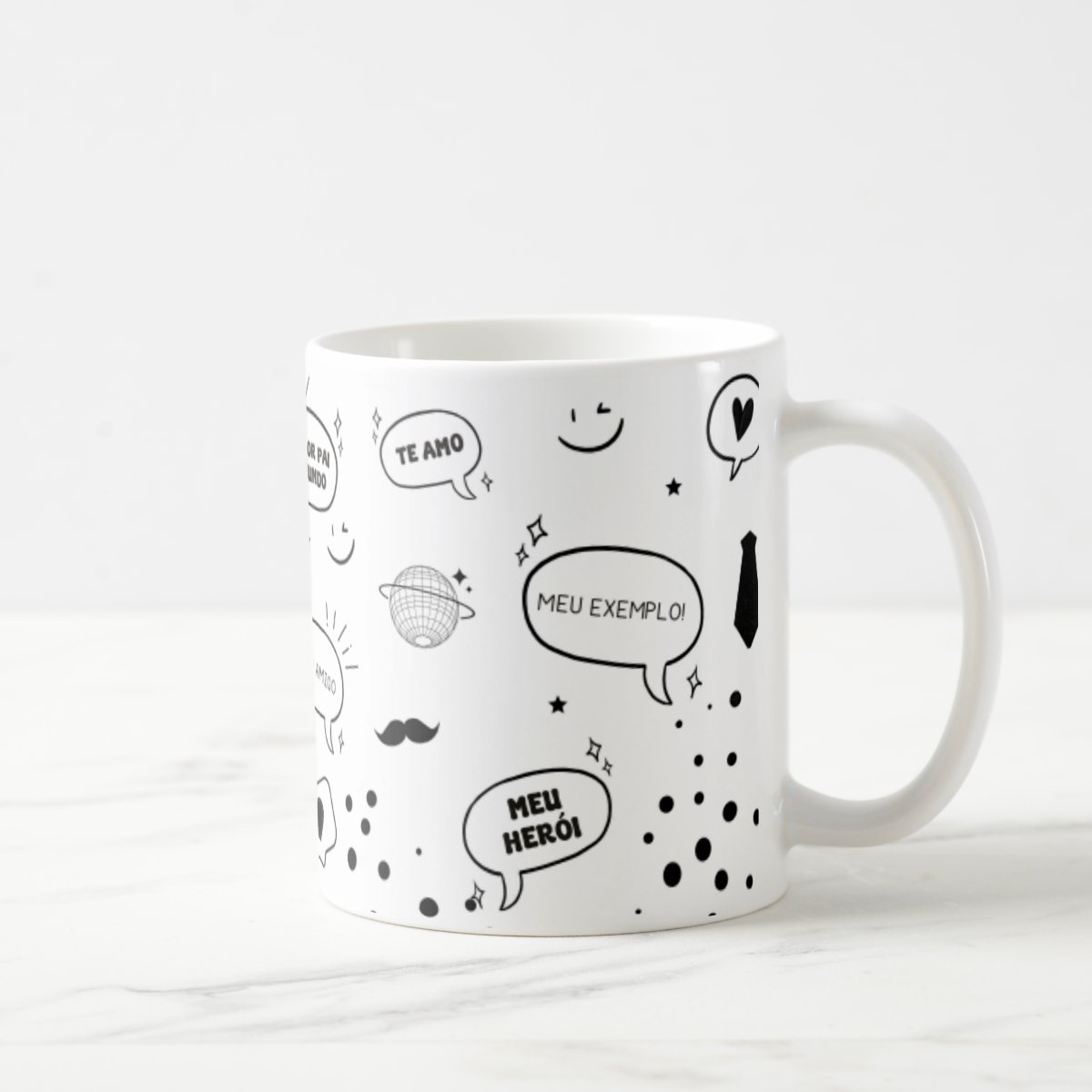 Caneca Personalizada Papai Presente Especial Pai Te Amo