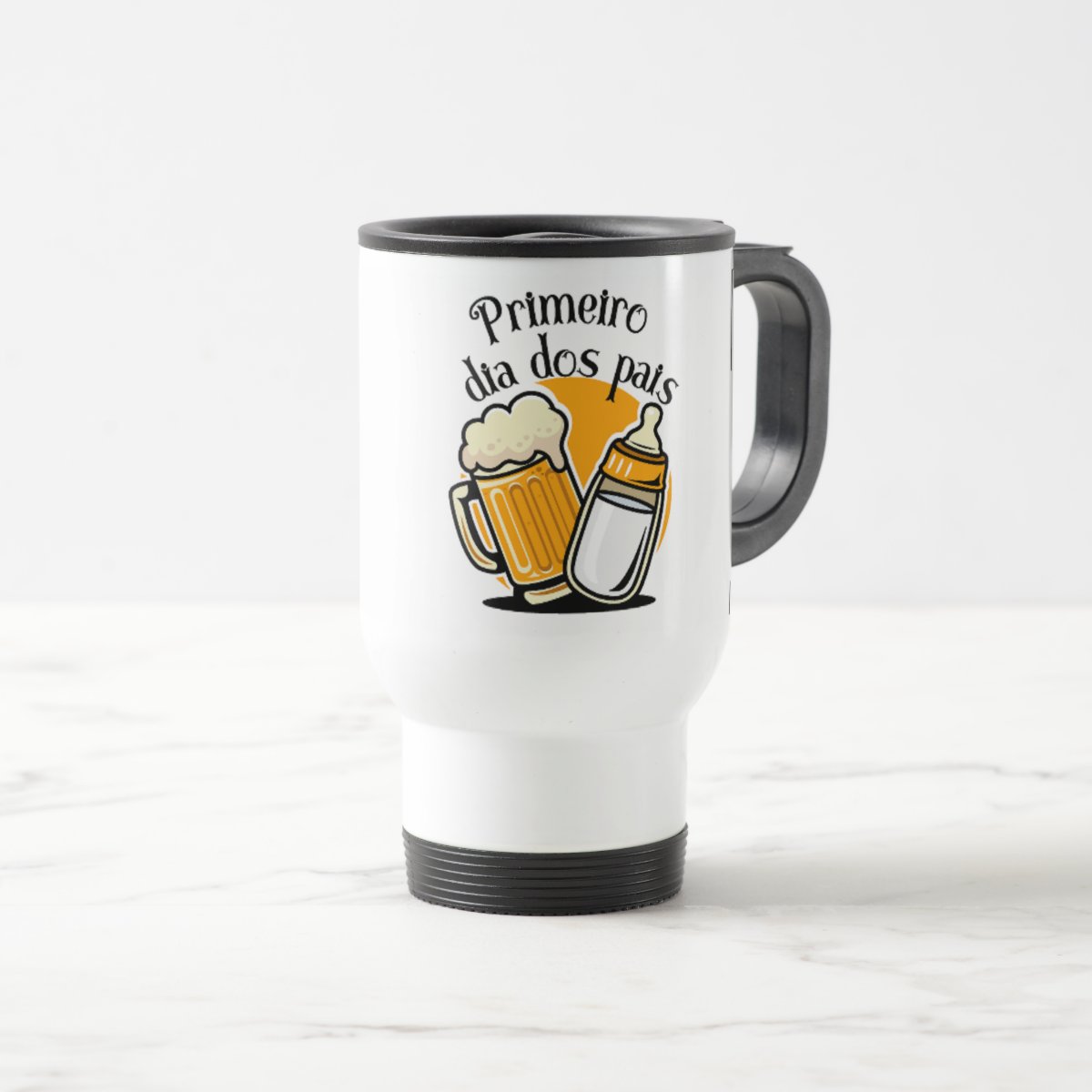 Copo Térmico Pai Cervejeiro Presente Primeiro Dia Dos Pais