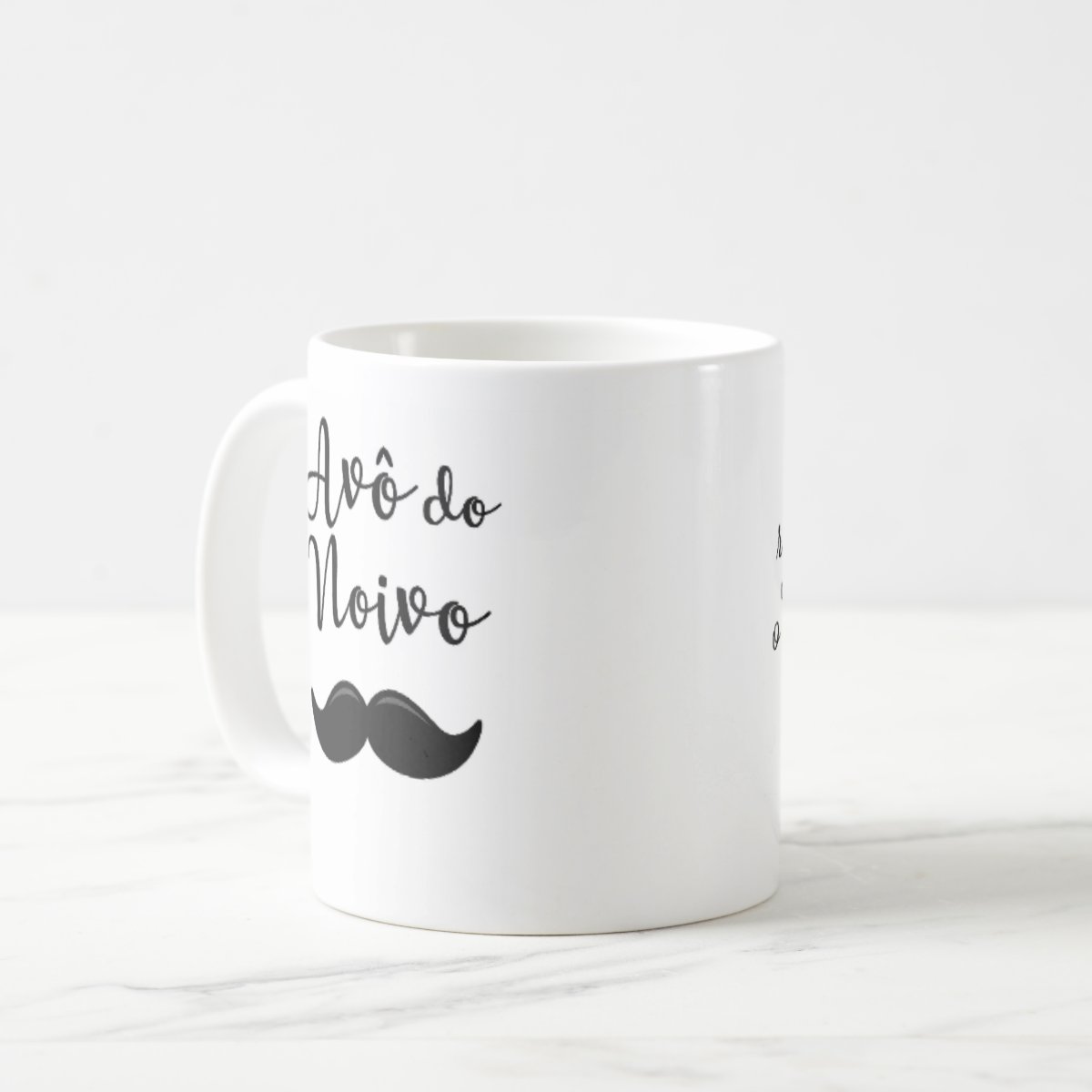 Kit Presente 2 Canecas Casamento Personalizadas Avós