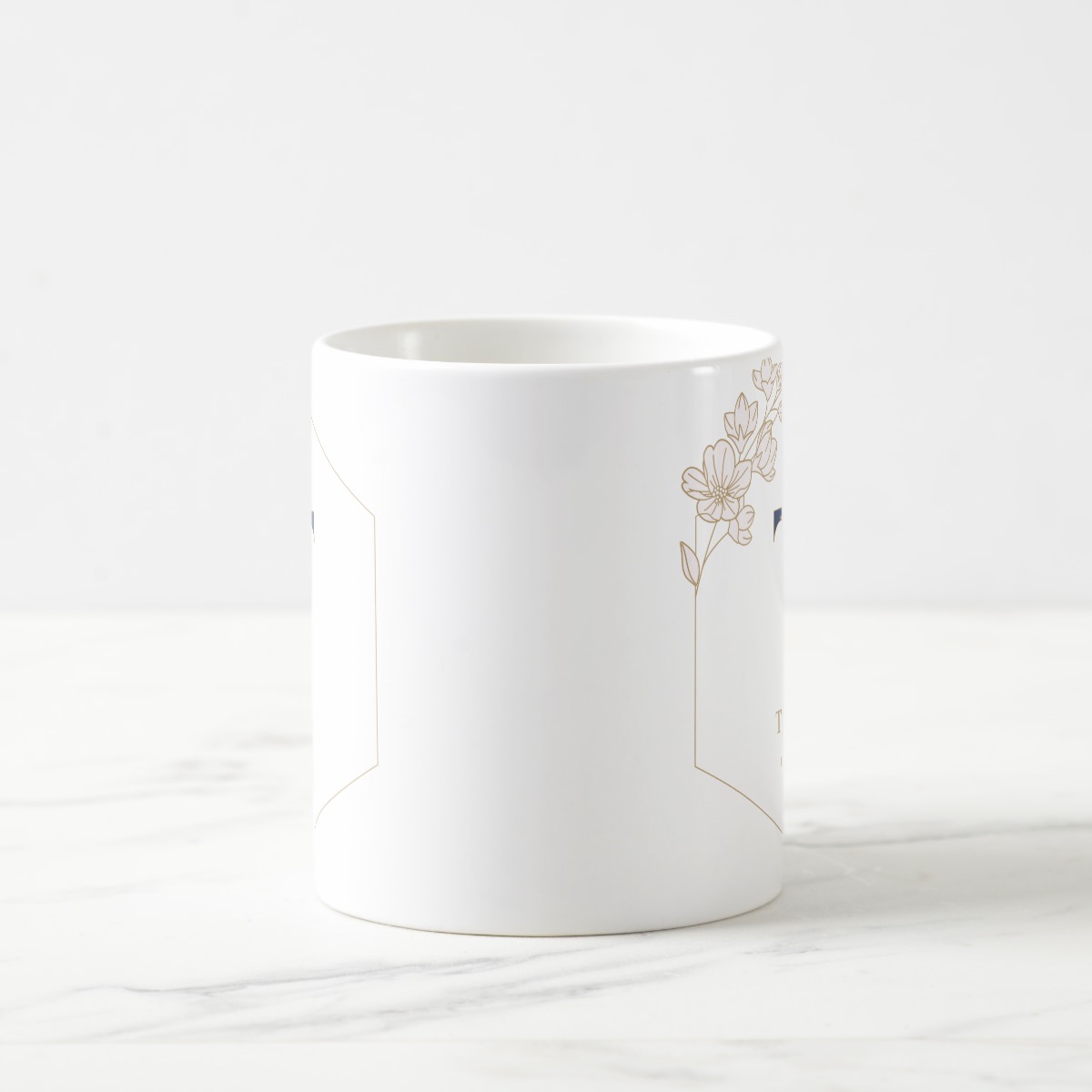 Caneca Feminina Presente com Inicial do Nome e Profissão