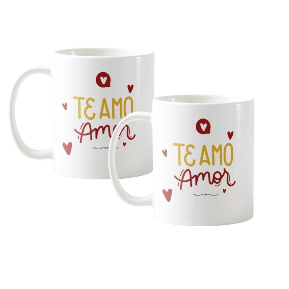 Kit Canecas Te Amo Amor Presente Especial Dia dos Namorados - Outros (Casal)