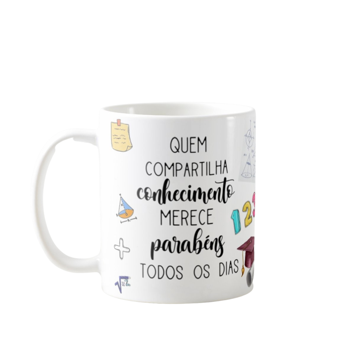 Caneca Presente Dia Dos Professores Professora De Matemática - Dia dos Professores (Professor(a))