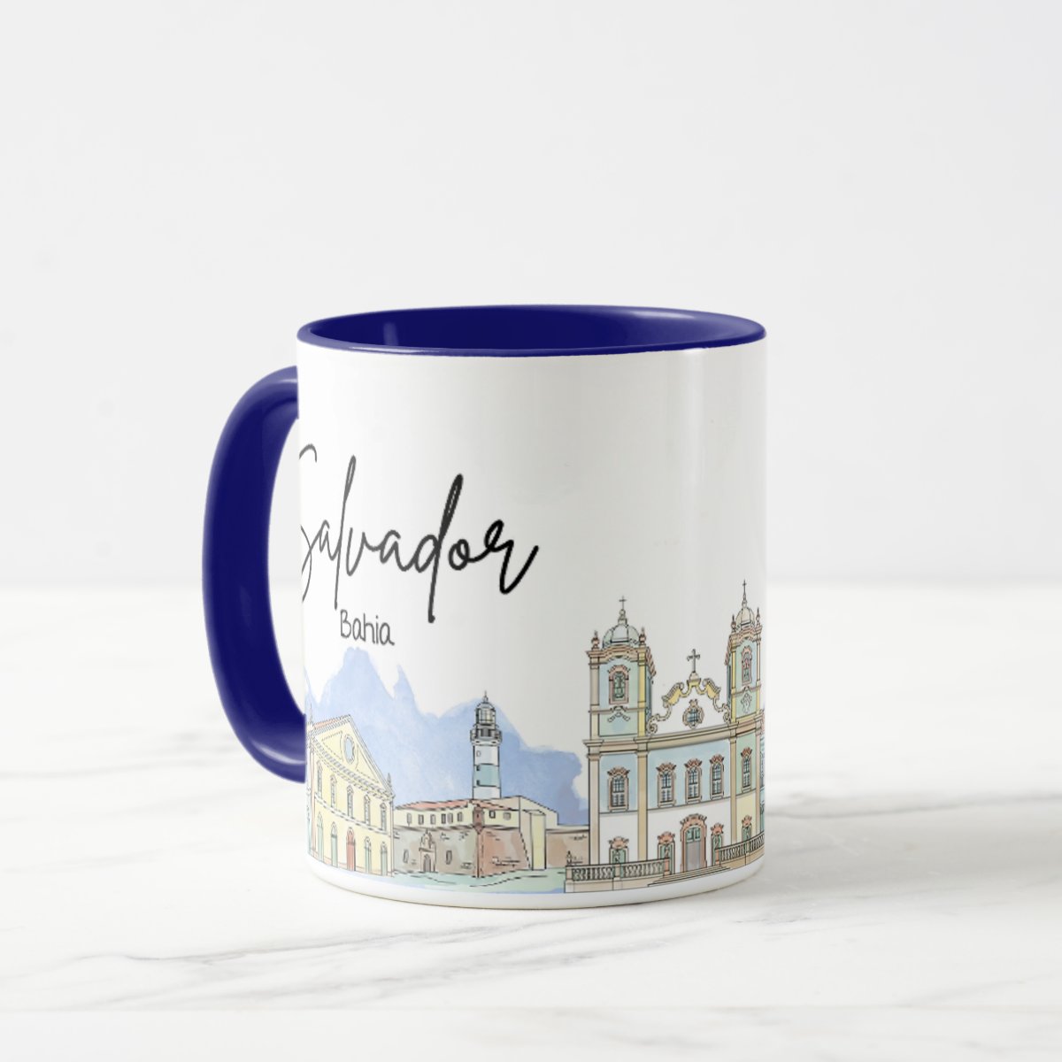 Caneca Lembrança Bahia Cidade Salvador