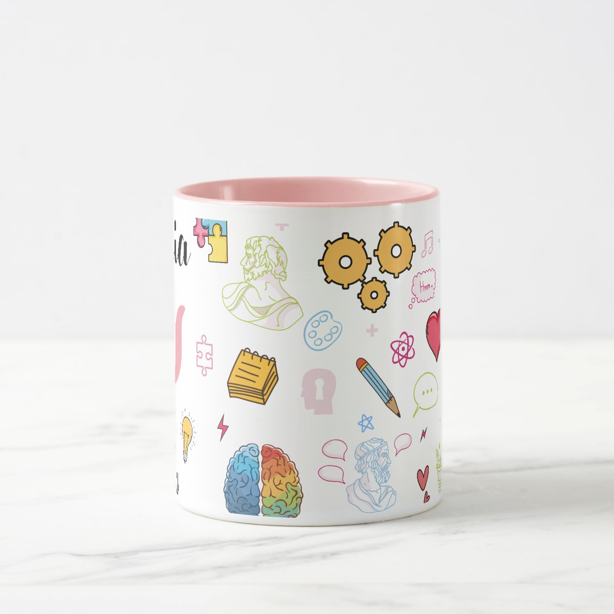 Caneca Personalizada Presente Psicologia Profissão Psicóloga
