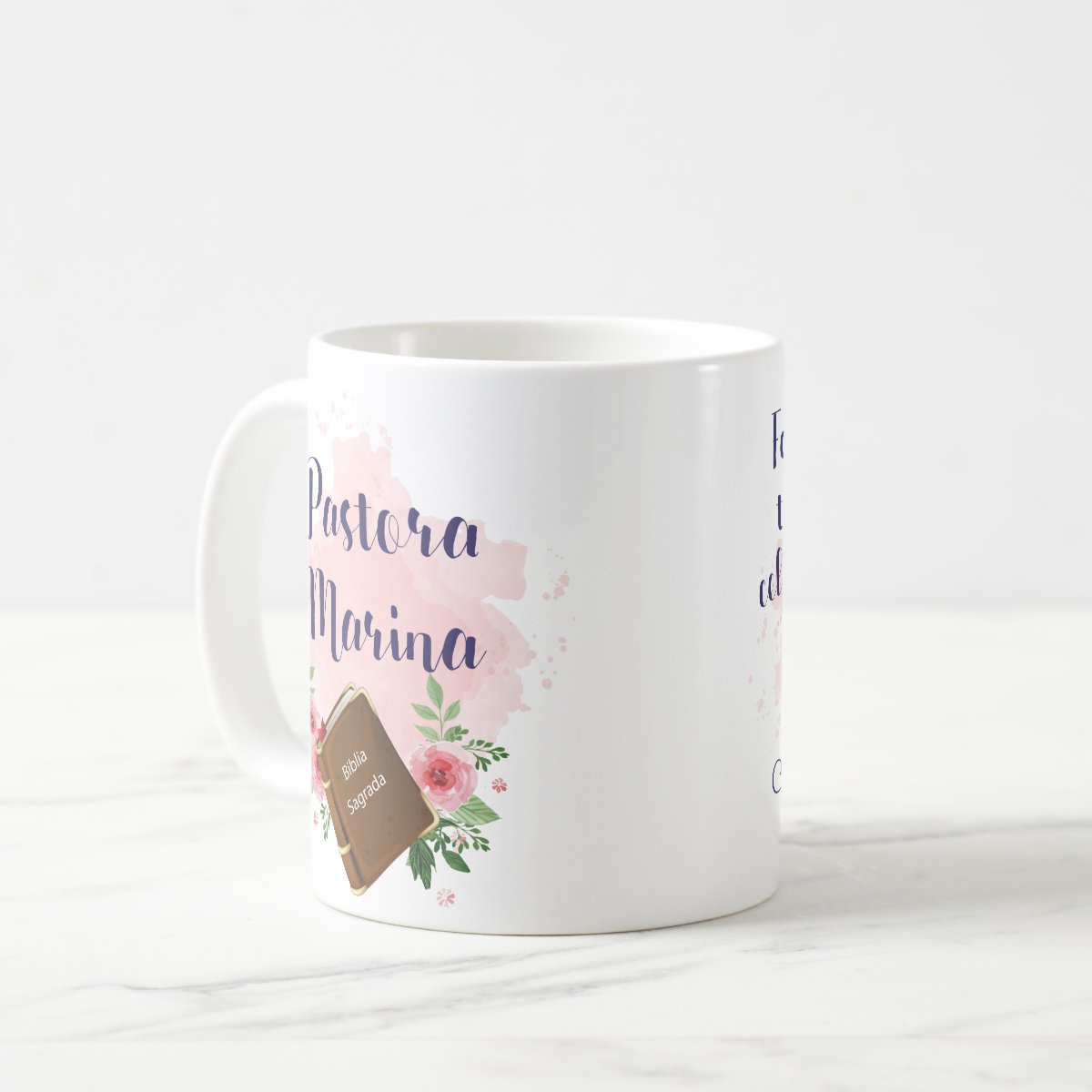 Caneca Casamento Lembrança Feminina Celebrante Pastora
