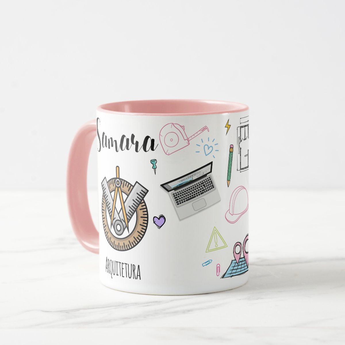 Caneca Arquitetura Presente Arquitetura com Nome Feminino