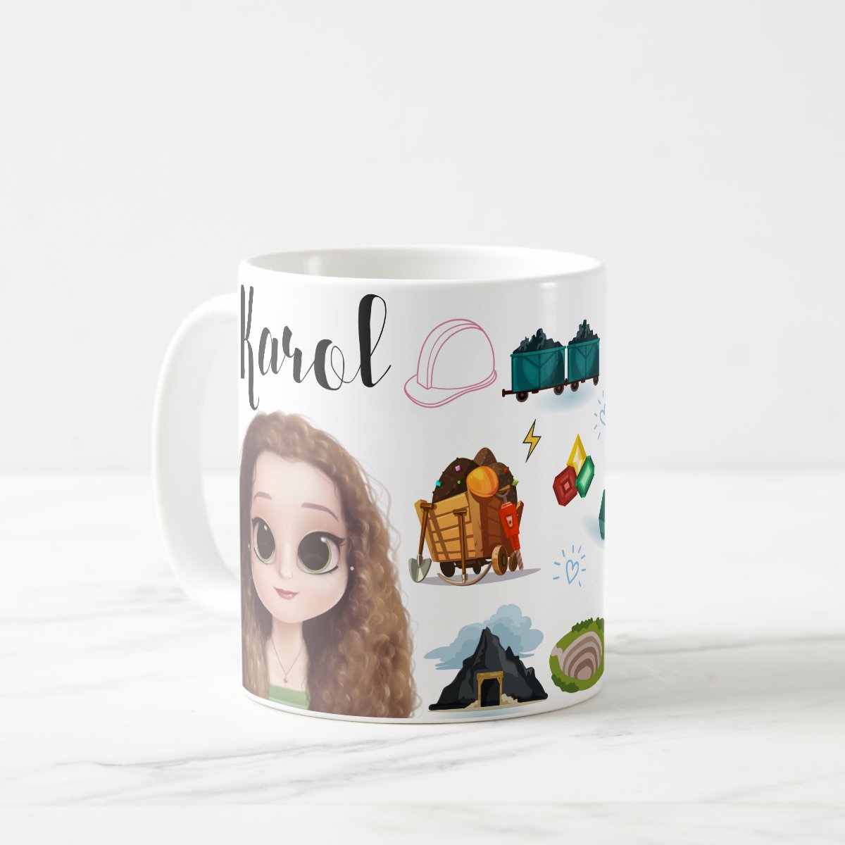 Caneca Personalizada Profissão Engenharia da Mineração