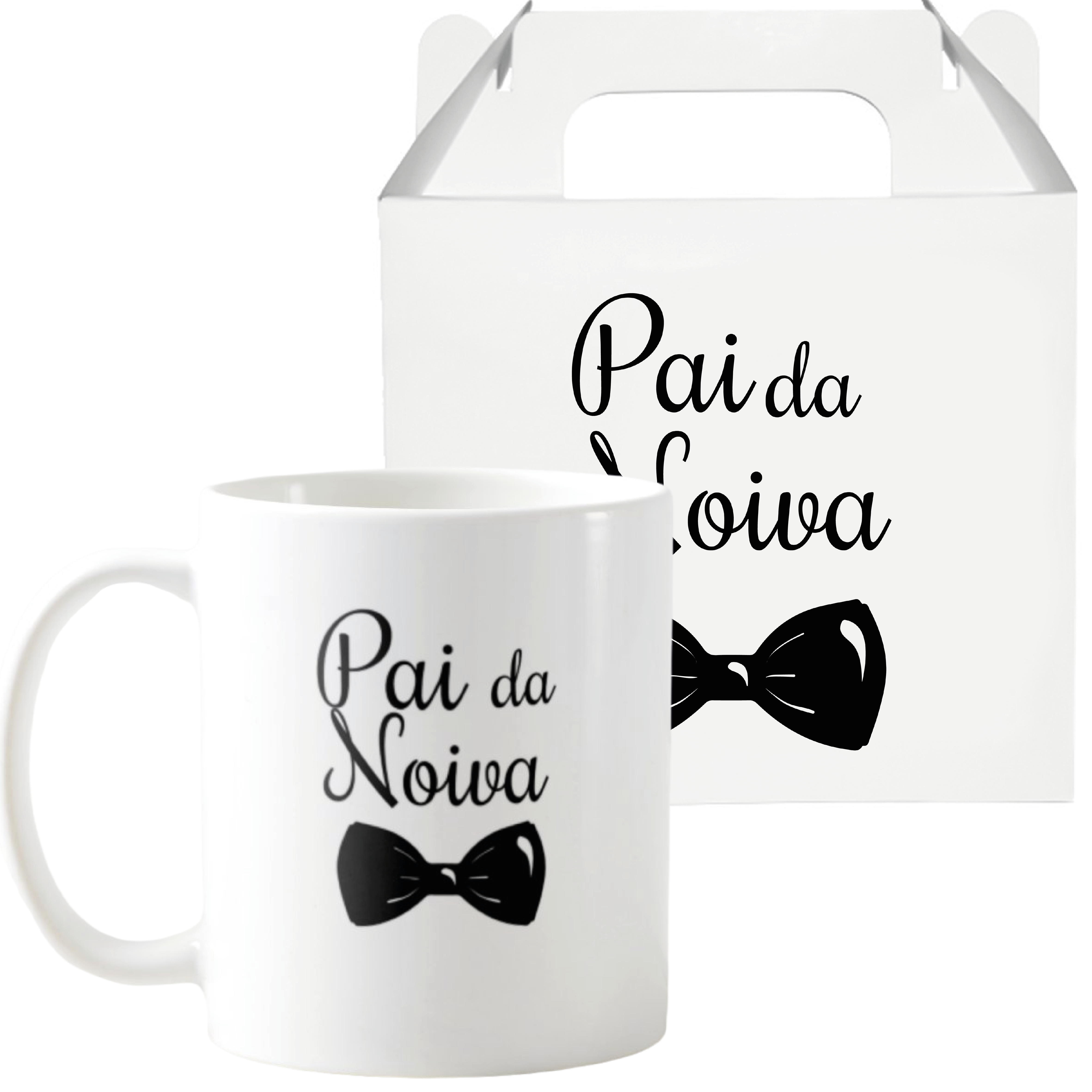 Caneca Casamento Pai Presente Personalizada Com Nome - Casamento (Noiva)