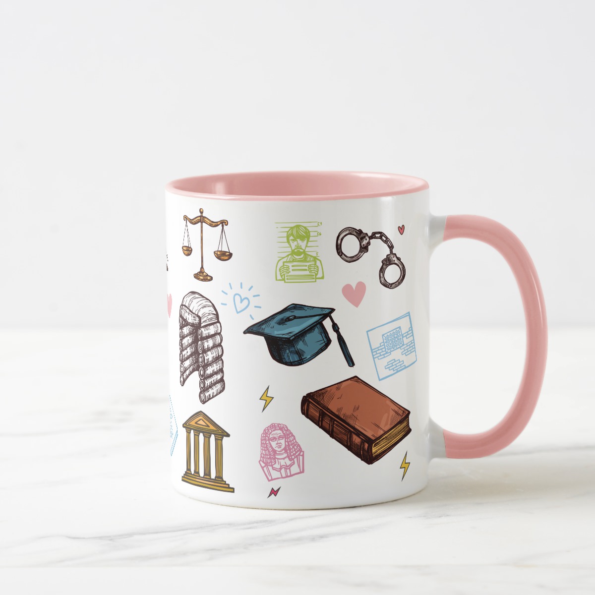 Caneca Advogada Personalizada – Presente Criativo Profissão Direito