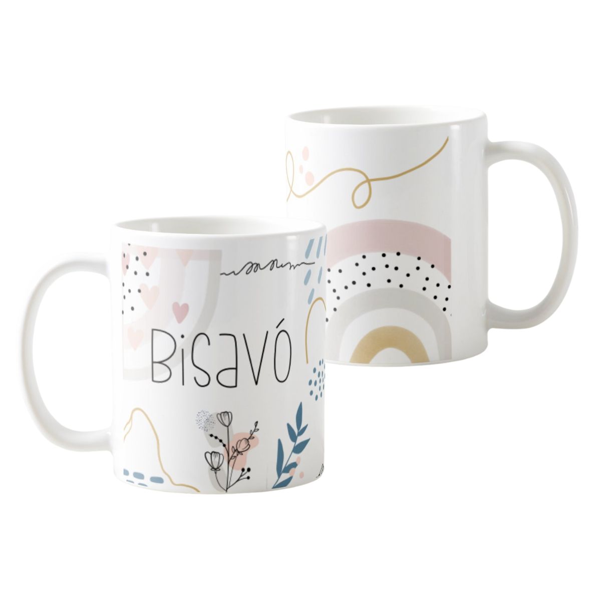 Kit Presente Moderno Bisavós Especial Minimalista Biso Bisa
