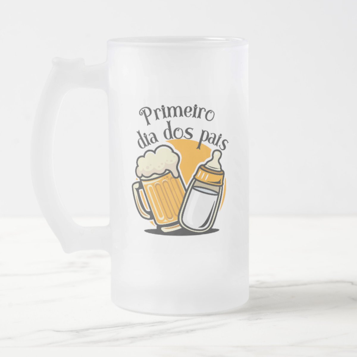 Copo De Cerveja Pai Cervejeiro Presente Primeiro Dia Dos Pai