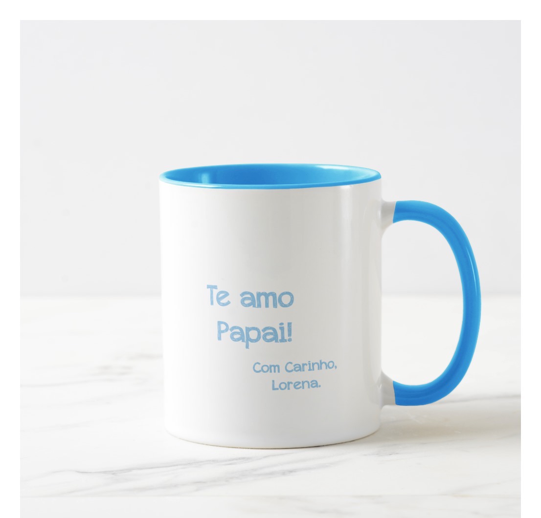 Caneca Meu Pai Presente Filho Dia dos Pais com Nome