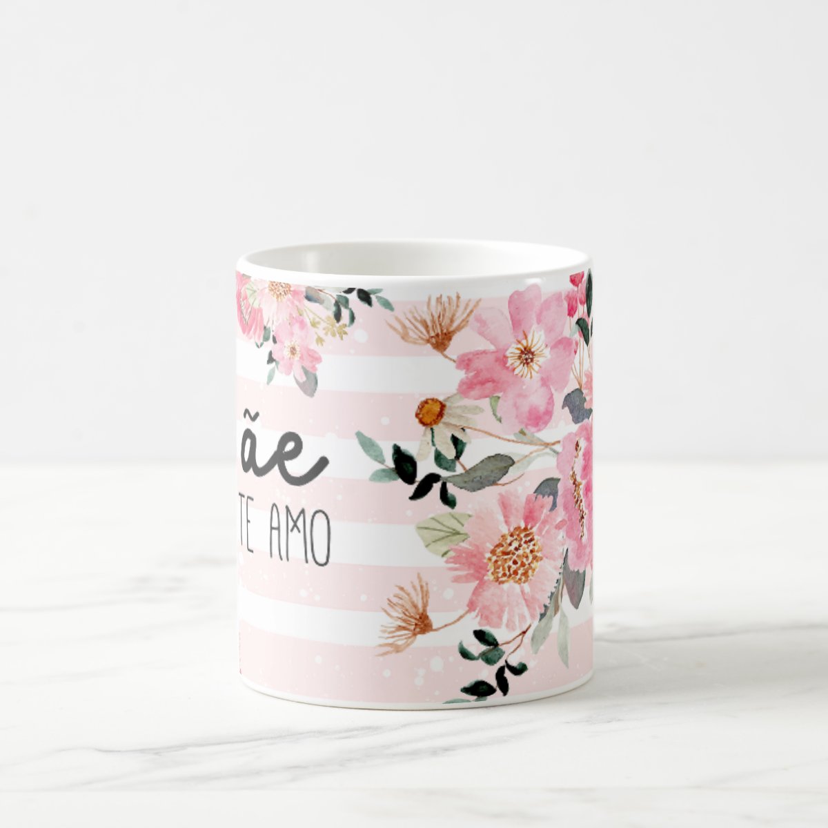 Caneca Presente Especial para Mãe Te Amo Dia das Mães