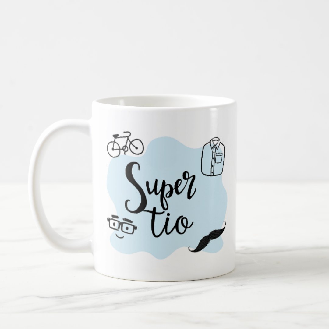 Caneca Masculina Presente de Aniversário para Super Tio