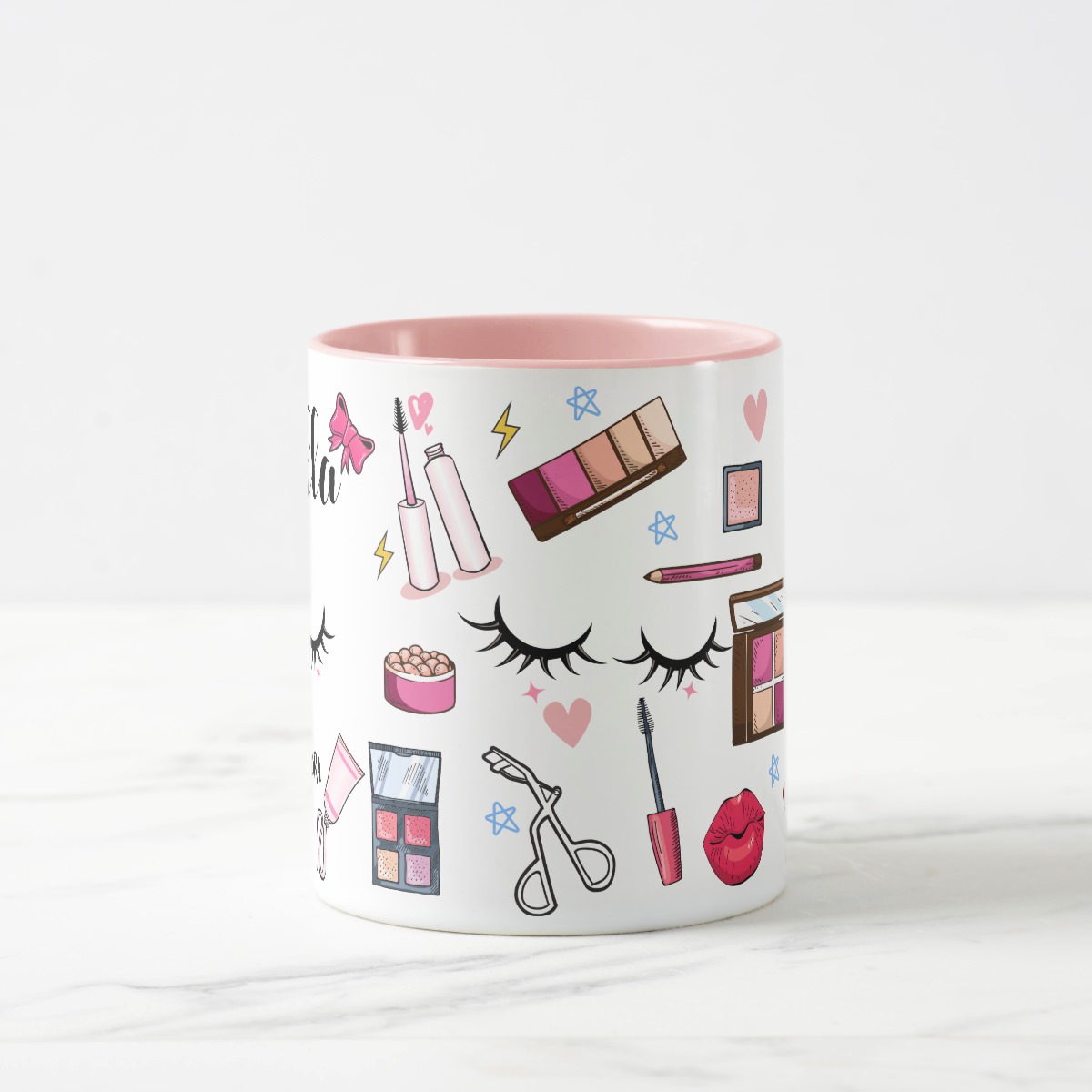 Caneca Personalizada Maquiadoras Maquilagem com o Nomes