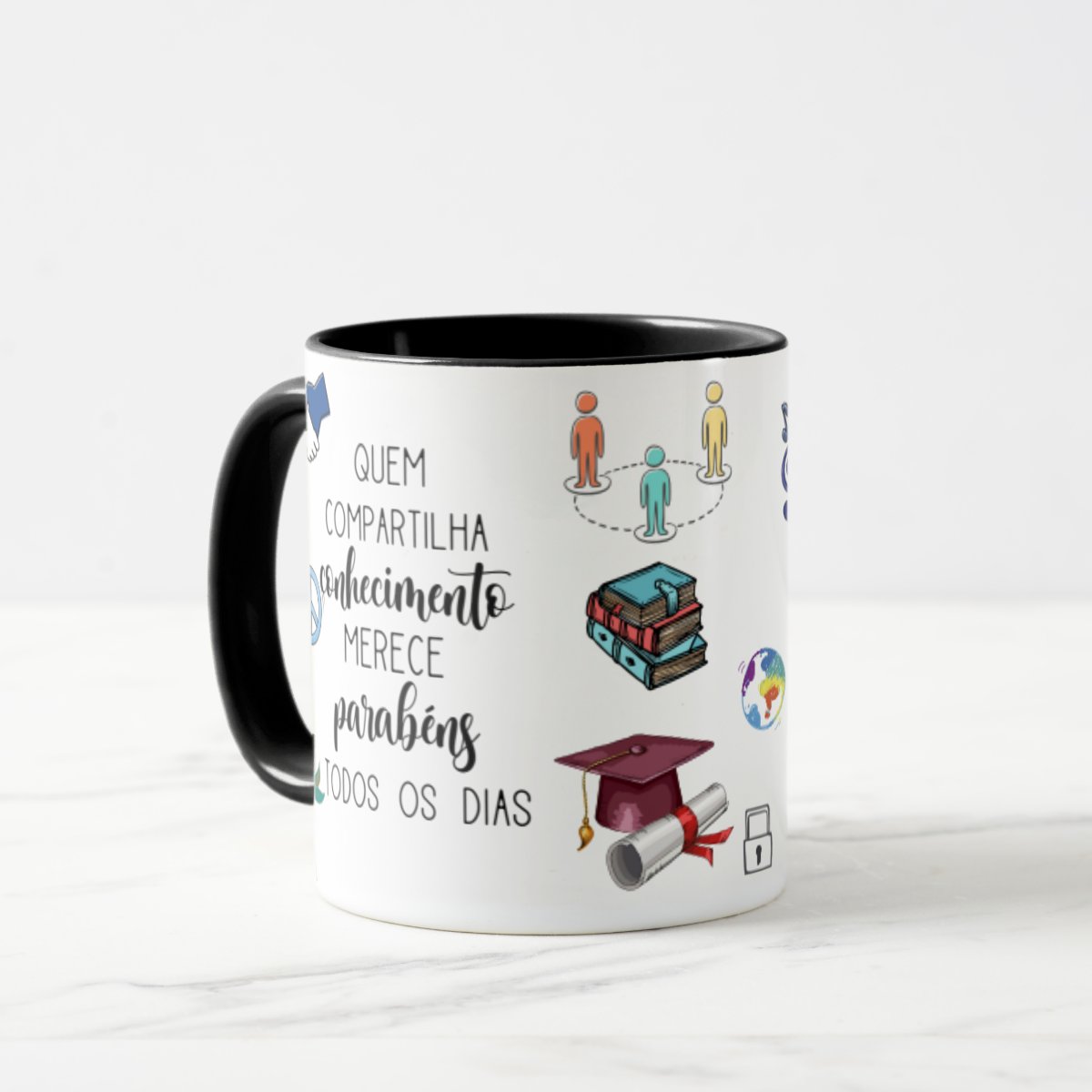Caneca Professor Sociologia Presente Dia Dos Professores Pronta Entrega