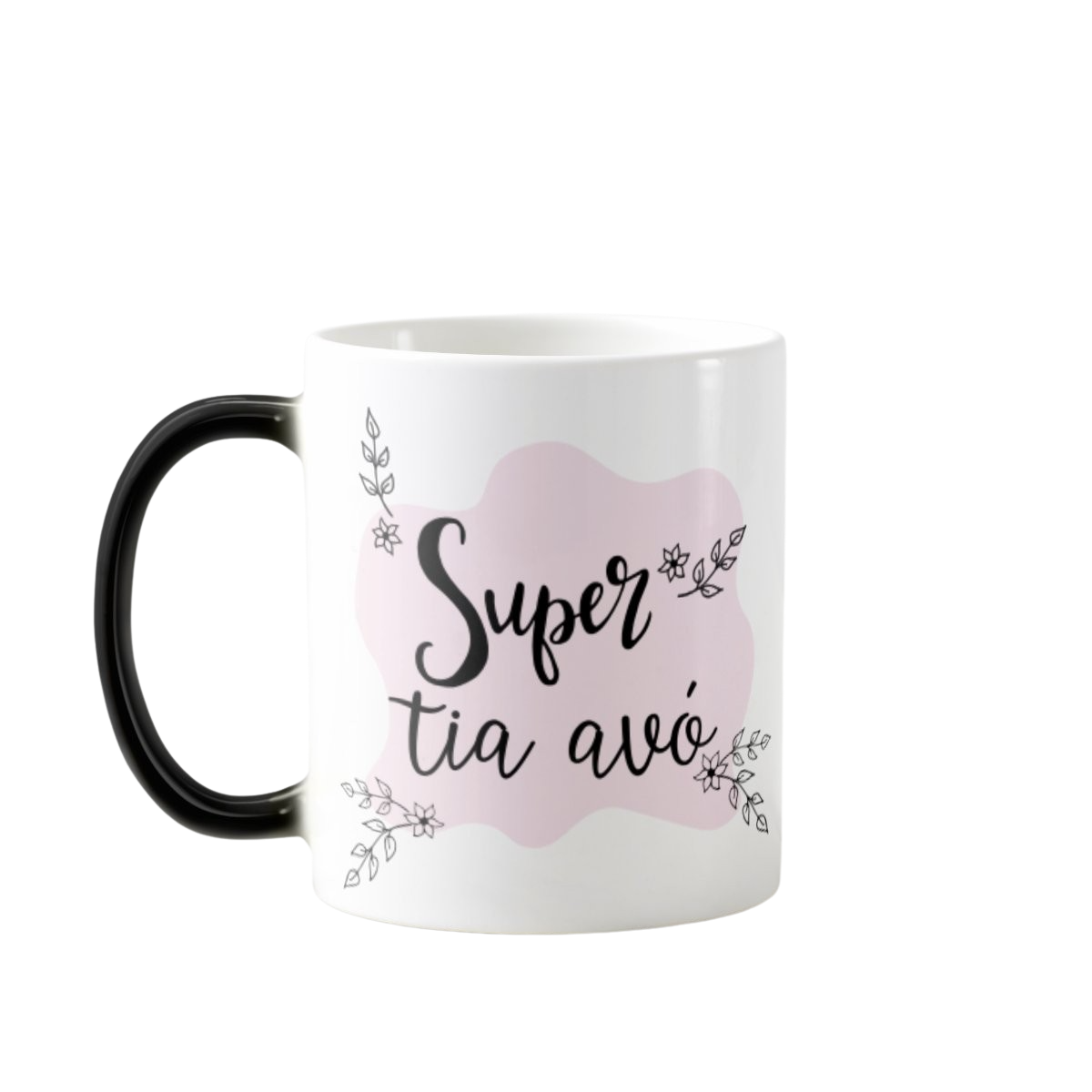 Caneca Mágica De Cerâmica 325 Ml - Família (Tia Avó)