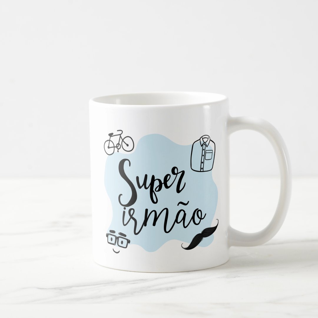 Caneca Masculina Presente de Aniversário para Super Irmão