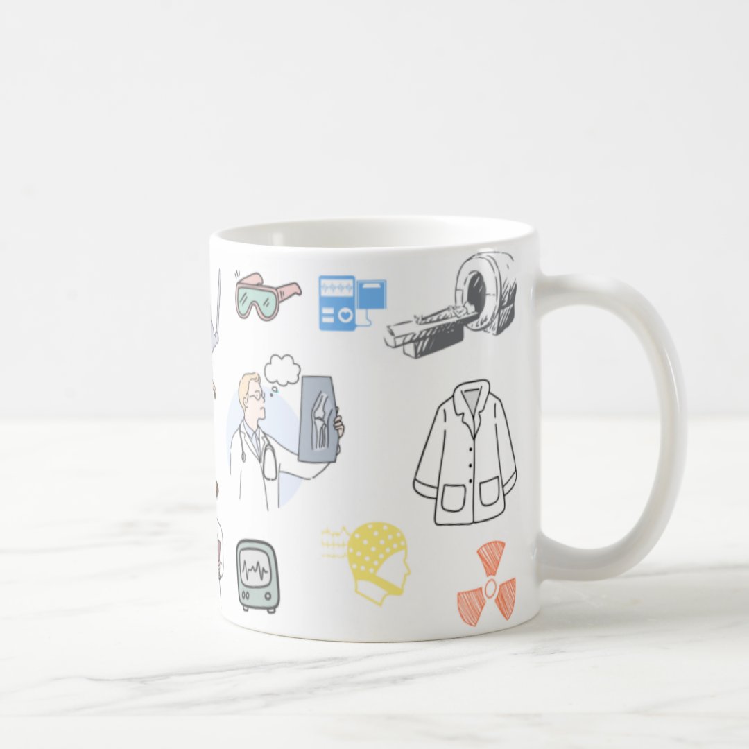 Caneca Presente Personalizado Medicina Formatura Radiologia
