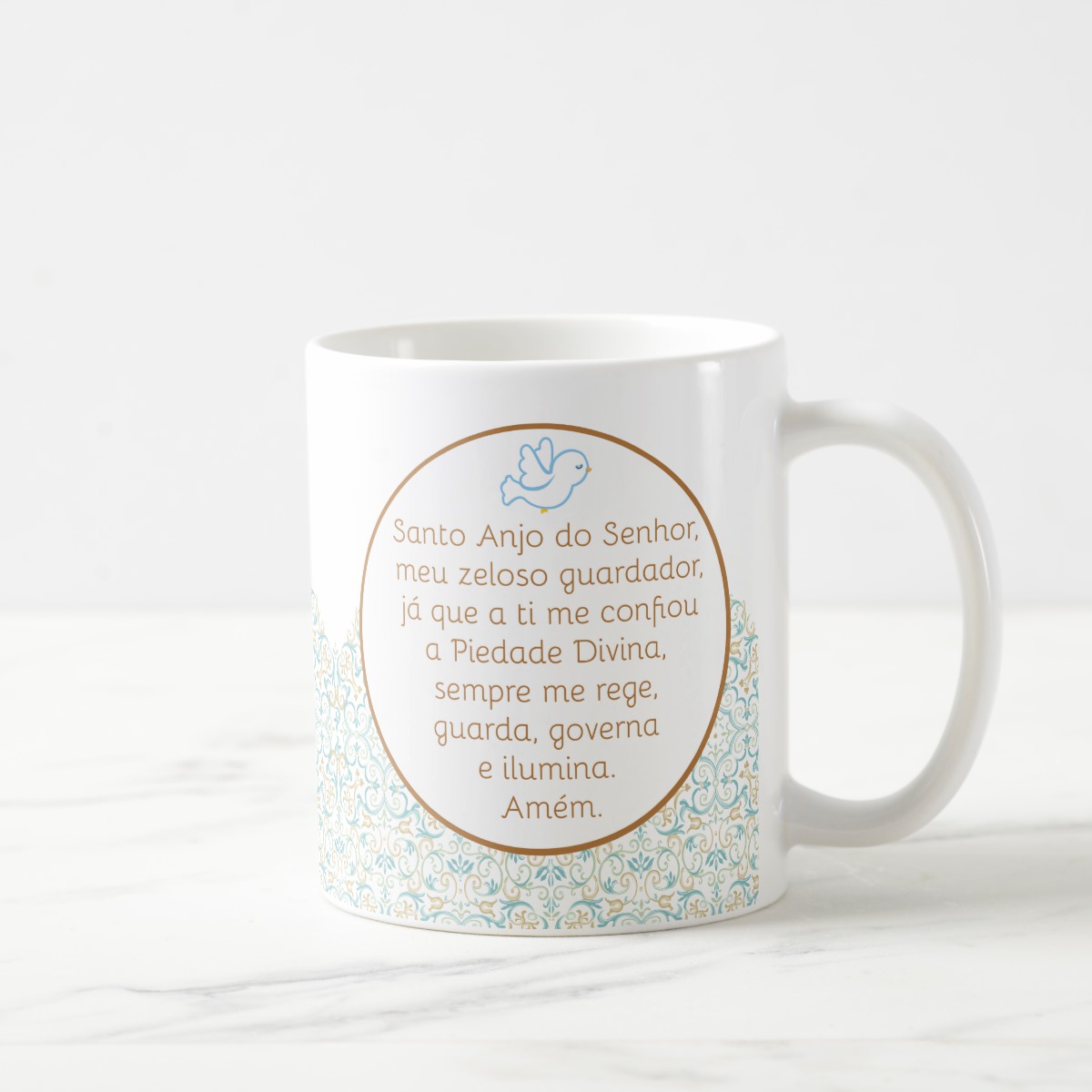 Caneca Convite Criativo para Padrinho Dindo de Batizado