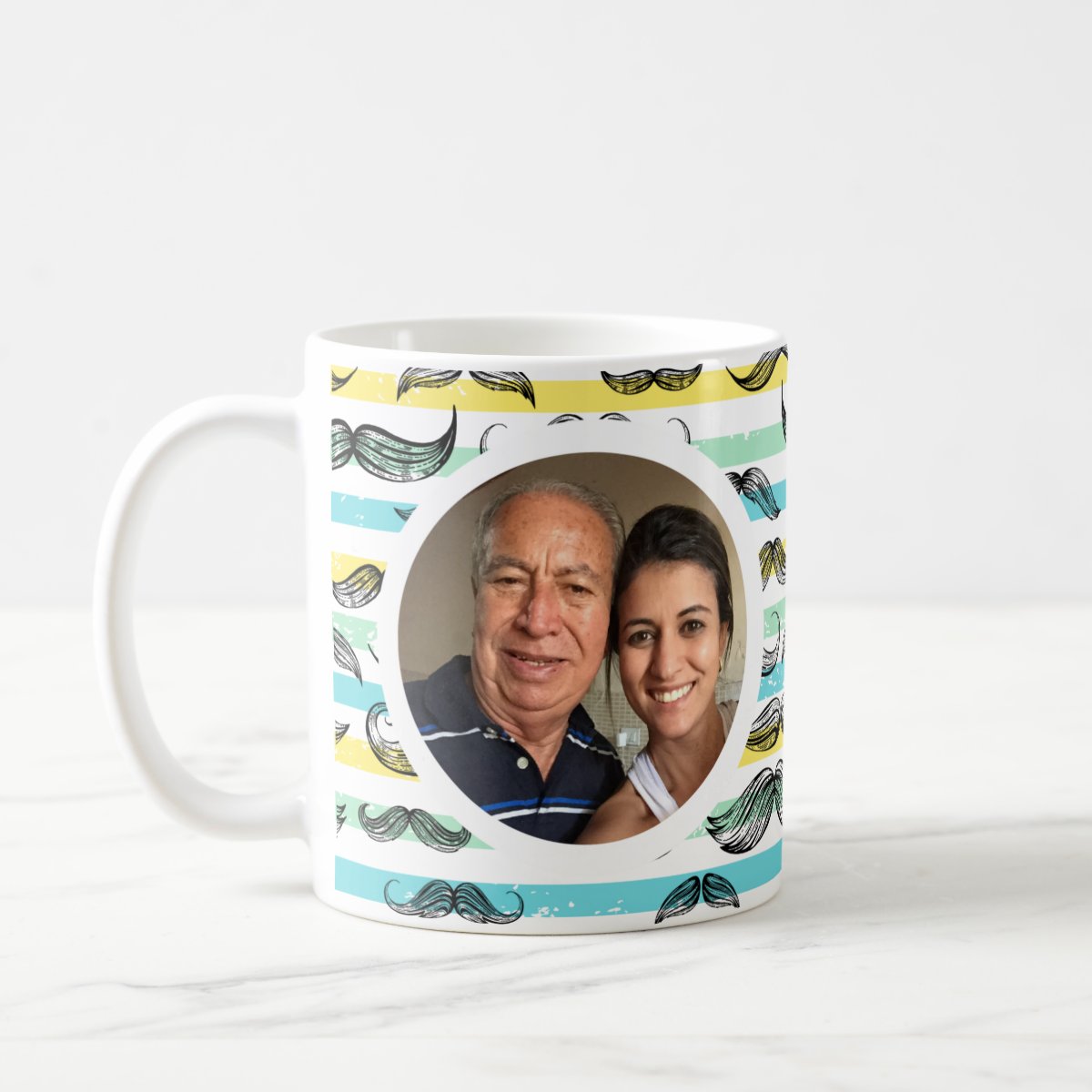 Caneca Personalizada com Foto Presente para Pai Avô Padrinho