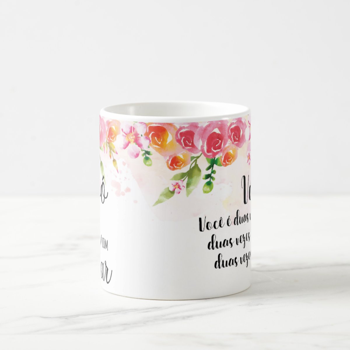 Caneca Presente Avó Agradecimento Criativo Vovó É Mãe