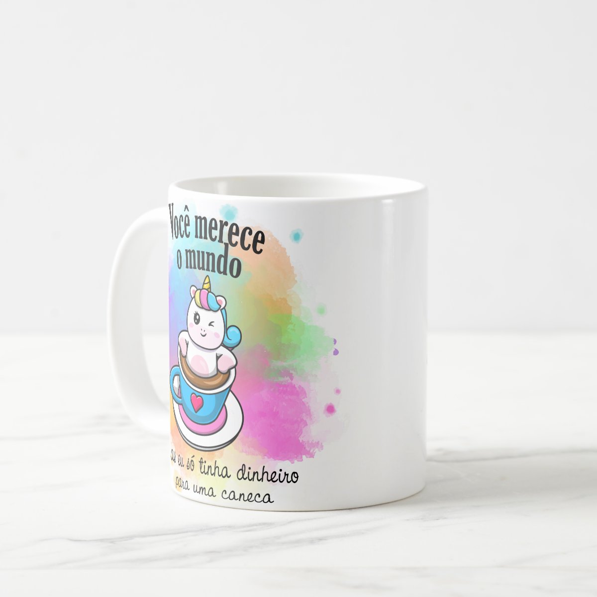 Caneca Presente Criativo com Frase para Amigo Secreto Natal