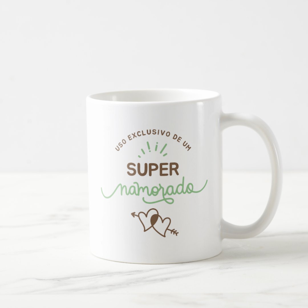 Caneca Presente Criativo Dias dos Namorados Super Namorado
