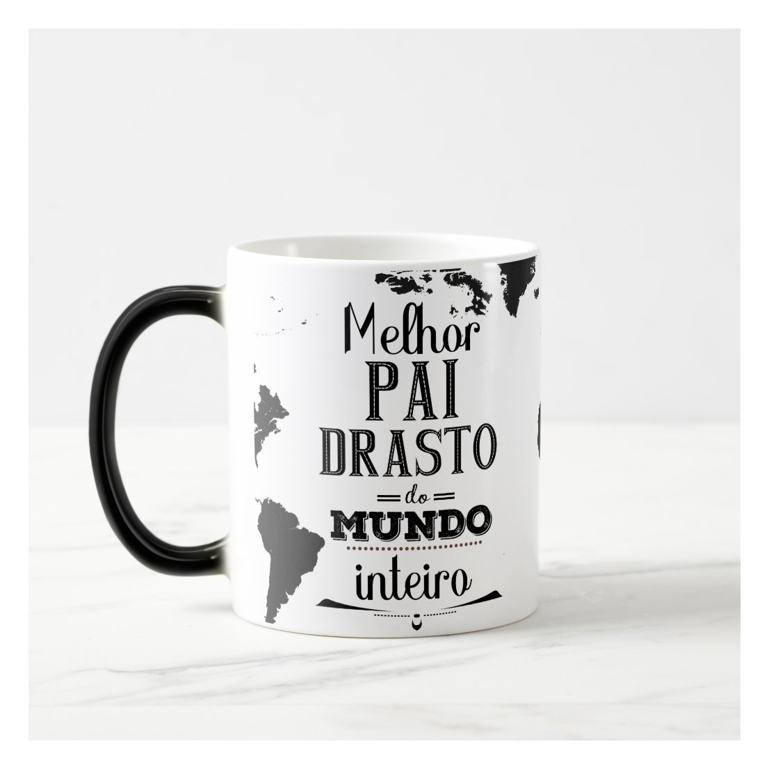 Caneca Mágica Presente Para o Dia Dos Pais para Padrasto