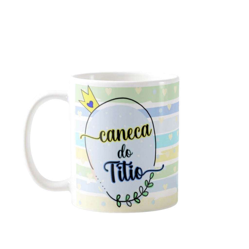 Caneca do Titio Presente Especial Aniversário do Tio - Família (Tio(a))