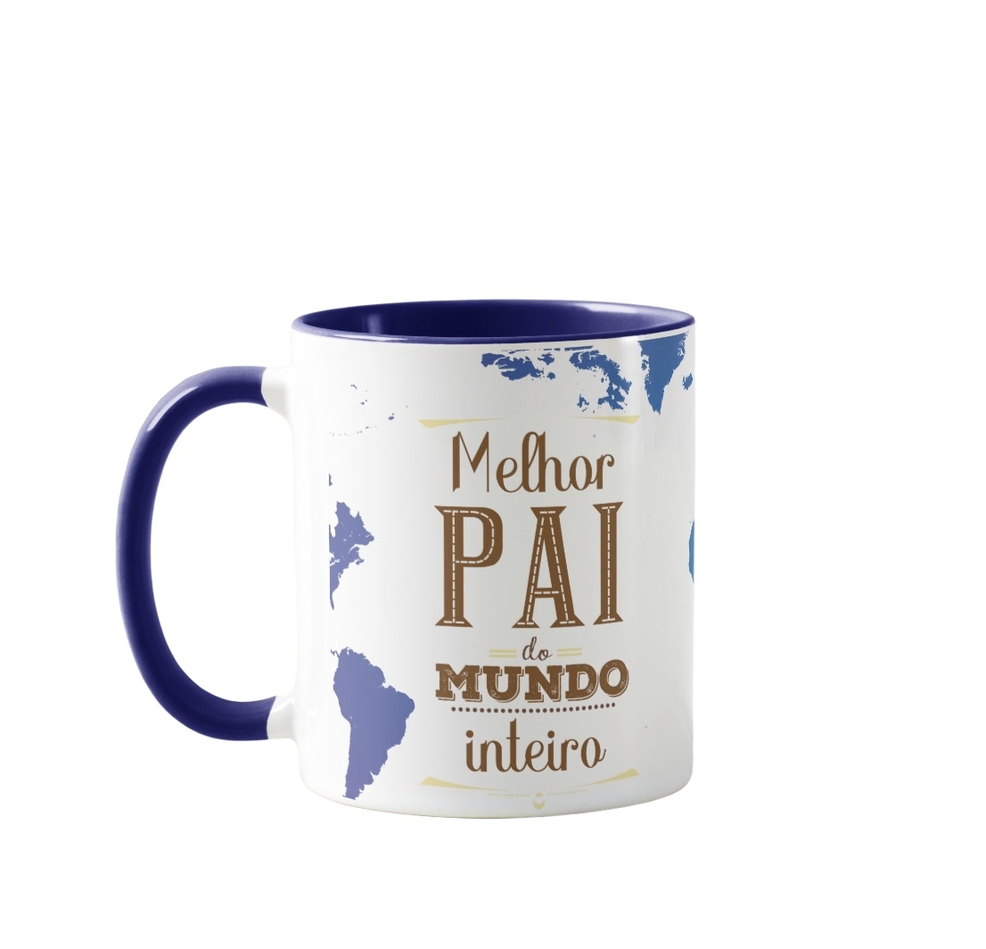 Caneca Presente Criativo Melhor Pai do Mundo Inteiro