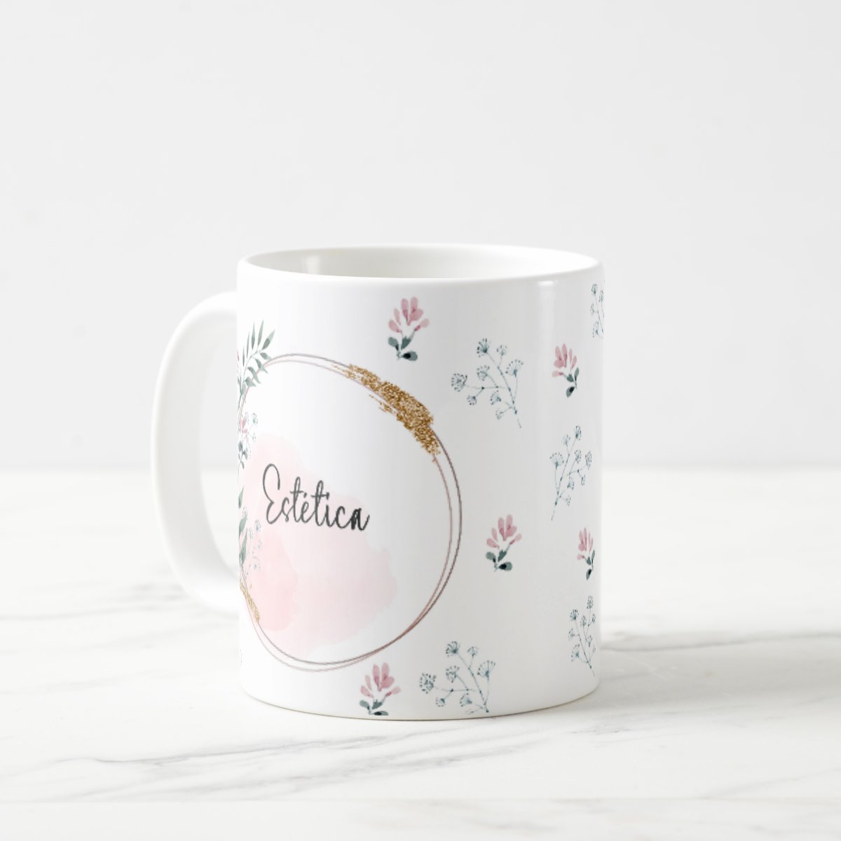 Caneca Feminina Delicada Presente Profissão Esteticista