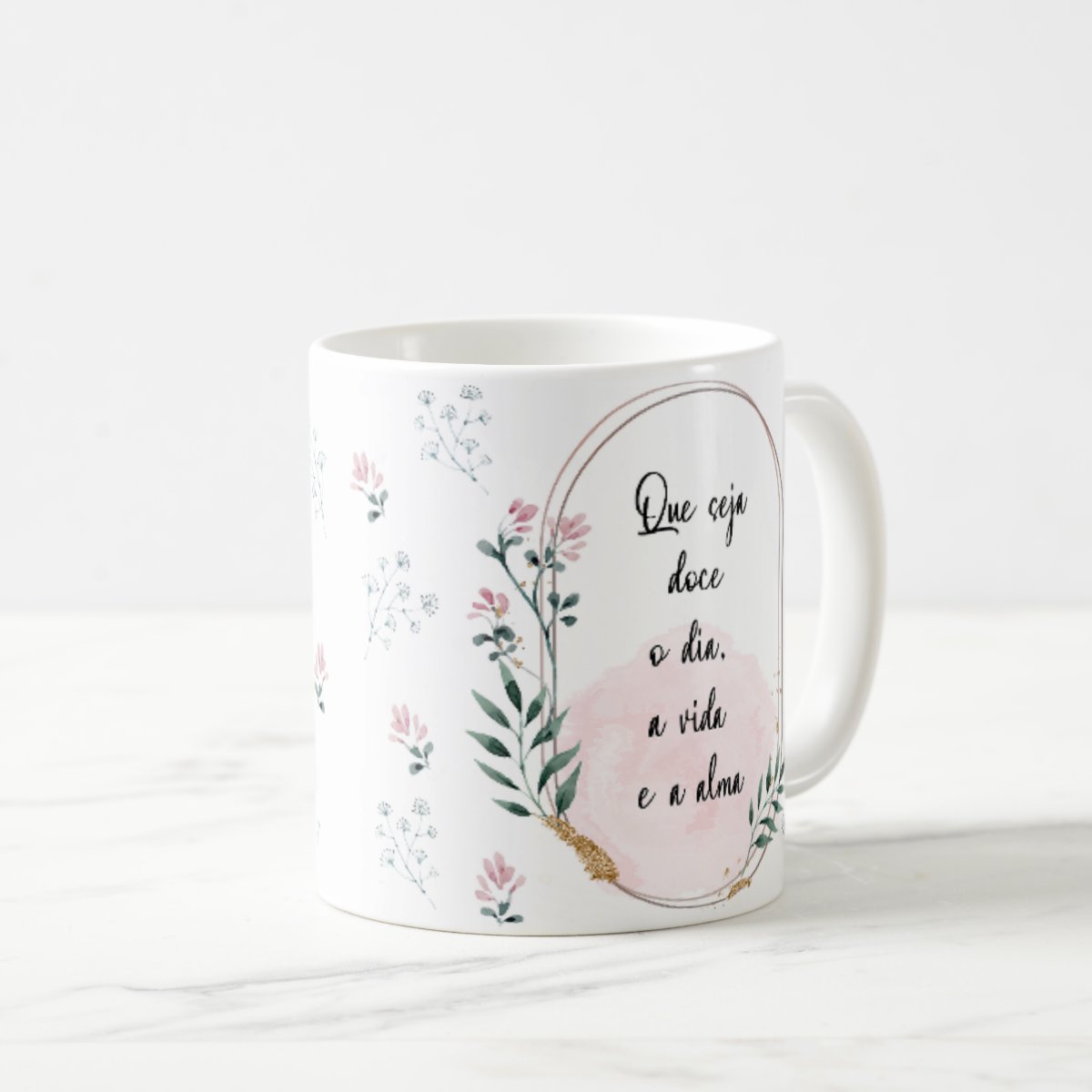 Caneca Feminina Delicada Presente Profissão Confeitaria