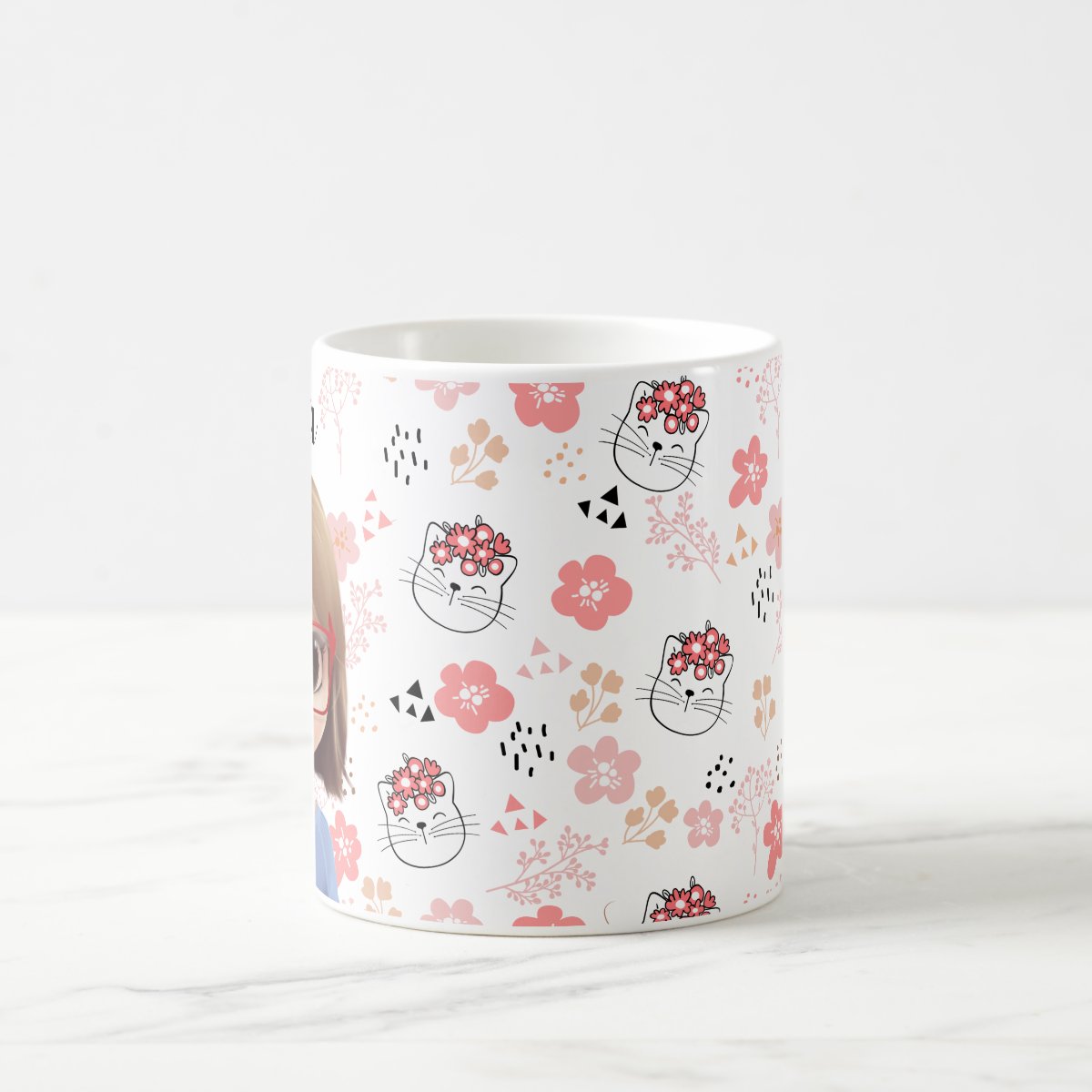 Caneca Presente Feminino Personalizado com Gatinhos