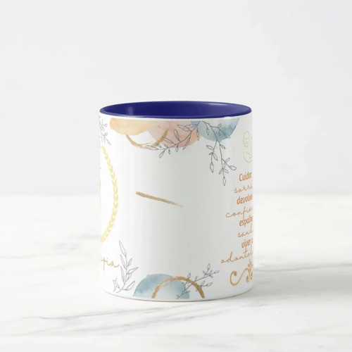 Caneca Odontologia Presente Formatura Lembrança Delicada
