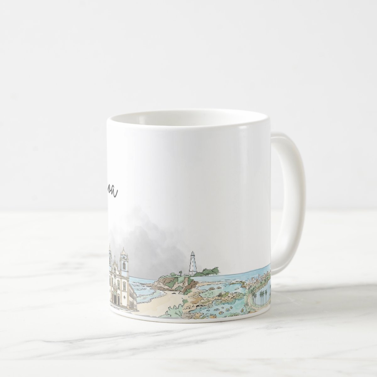 Caneca Personalizada Paraíba Lembrança Cidade João Pessoa